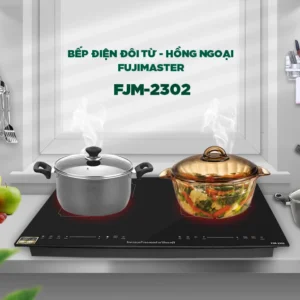 Bếp đôi điện từ – hồng ngoại Fuji Master FJM-2302